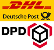 Versand mit DHL und DPD